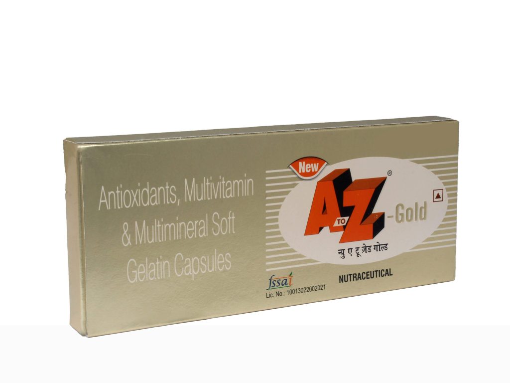A TO Z GOLD CAP BOX