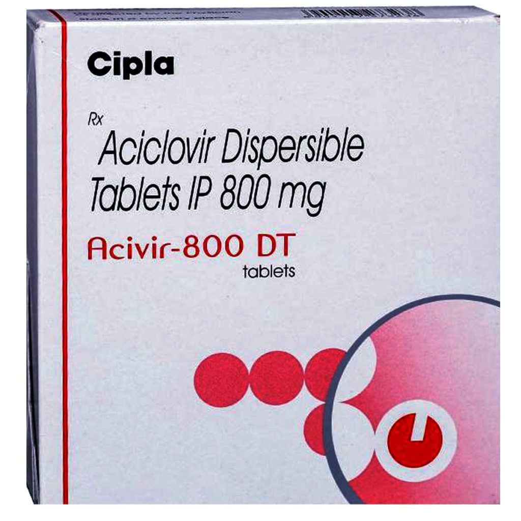 ACIVIR 800 MG DT TAB