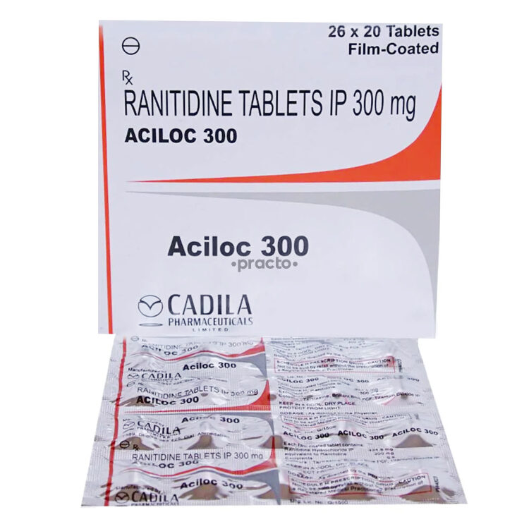 ACILOC 300 MG TAB STRP