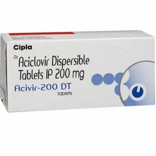 ACIVIR 200 MG DT TAB