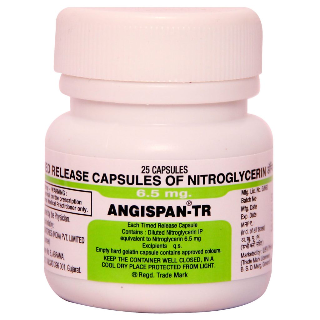 ANGISPAN TR 6.5 MG CAP