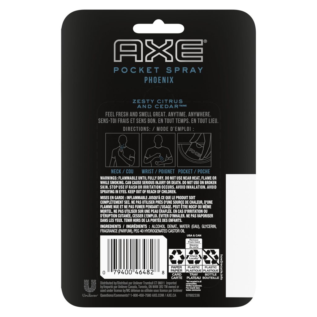 DEO AXE TICKET