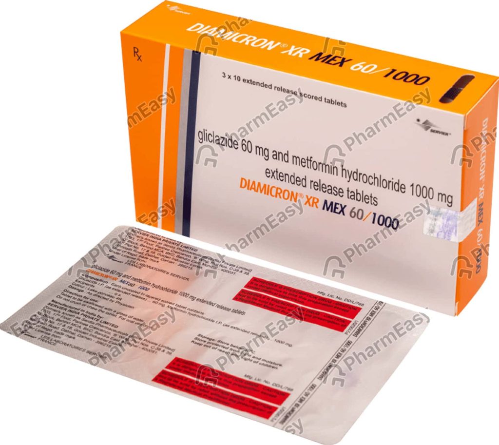 DIAMICRON XR MEX 60/1000 1*15